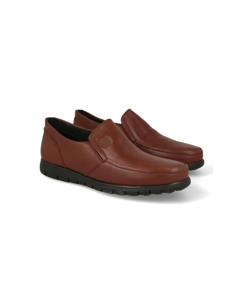 ZAPATO MARRON  PIEL COMODOSPORT 074