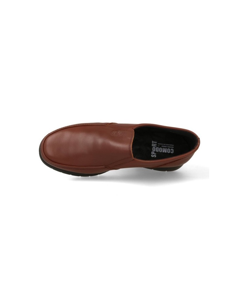 ZAPATO MARRON  PIEL COMODOSPORT 074