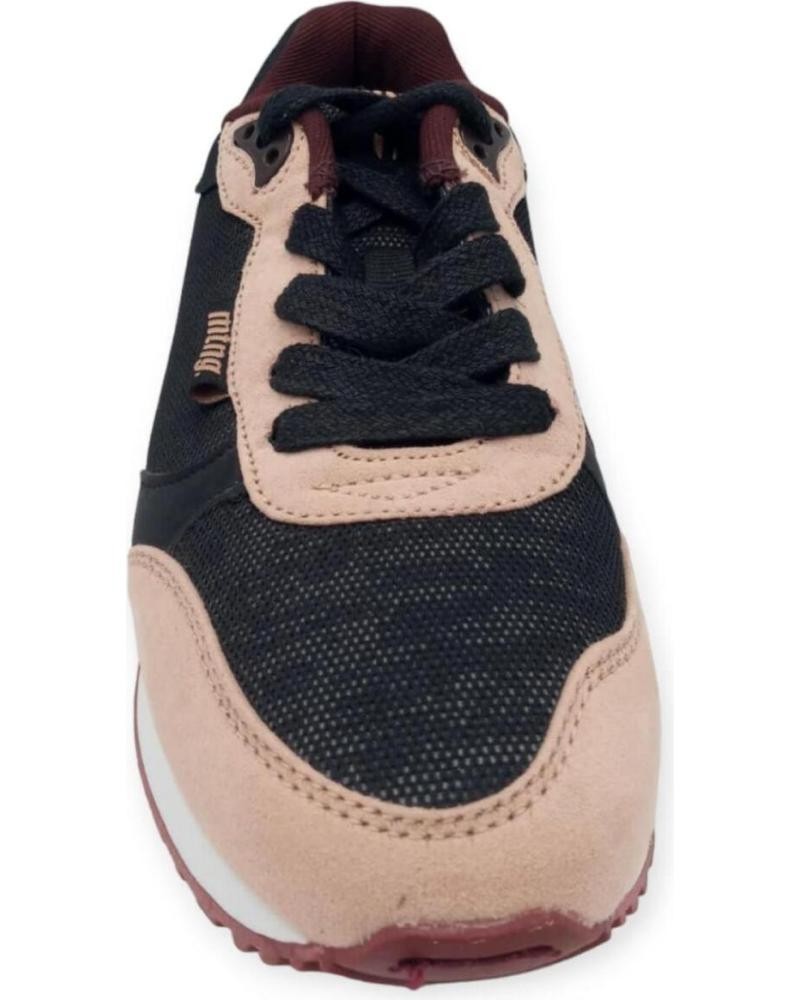 DEPORTIVA NEGRA Y ROSA MUSTANG 69394