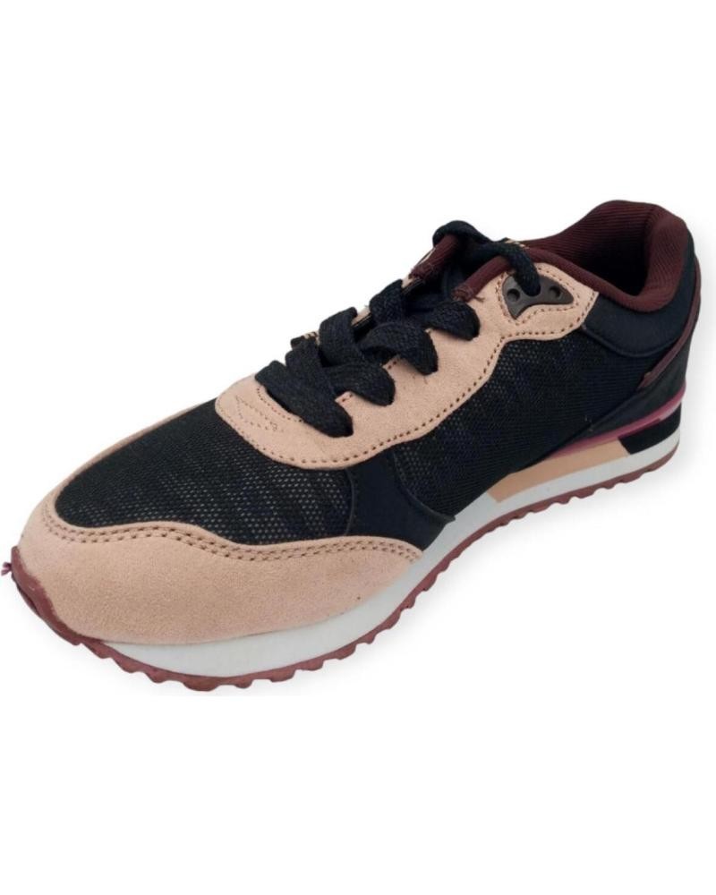 DEPORTIVA NEGRA Y ROSA MUSTANG 69394