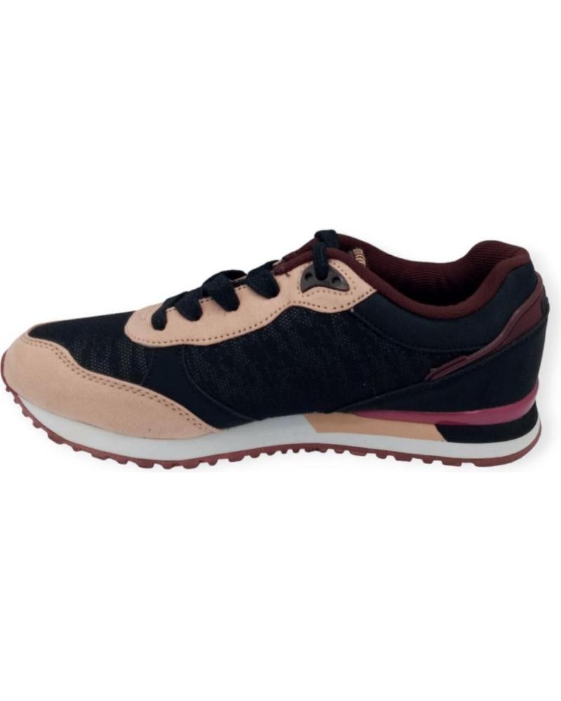 DEPORTIVA NEGRA Y ROSA MUSTANG 69394