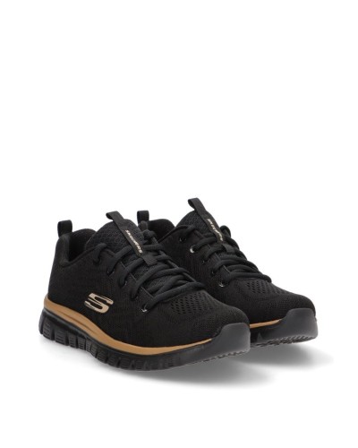 ZAPATILLA SHECKERS NEGRA 12615 2