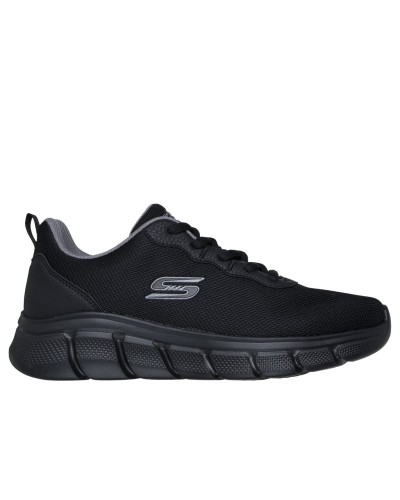 ZAPATILLA  SKECHERS NEGRA BOBS 118109