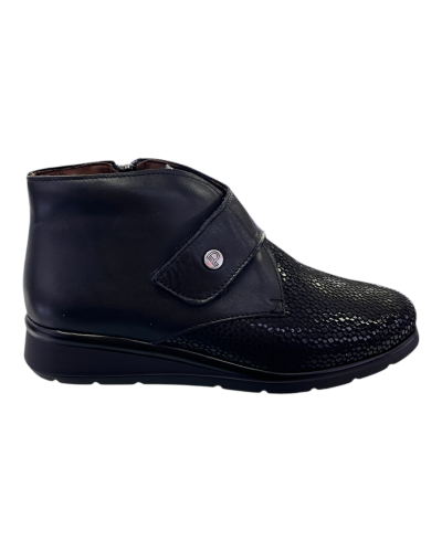 BOTIN VELCRO  NEGRO PITILLOS 10013