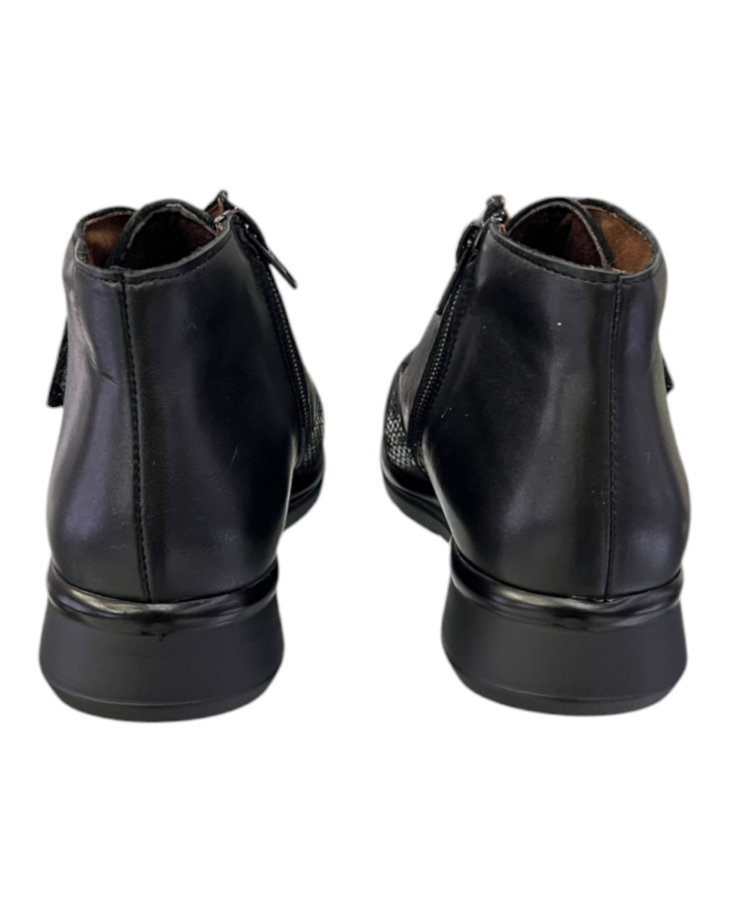 BOTIN VELCRO  NEGRO PITILLOS 10013