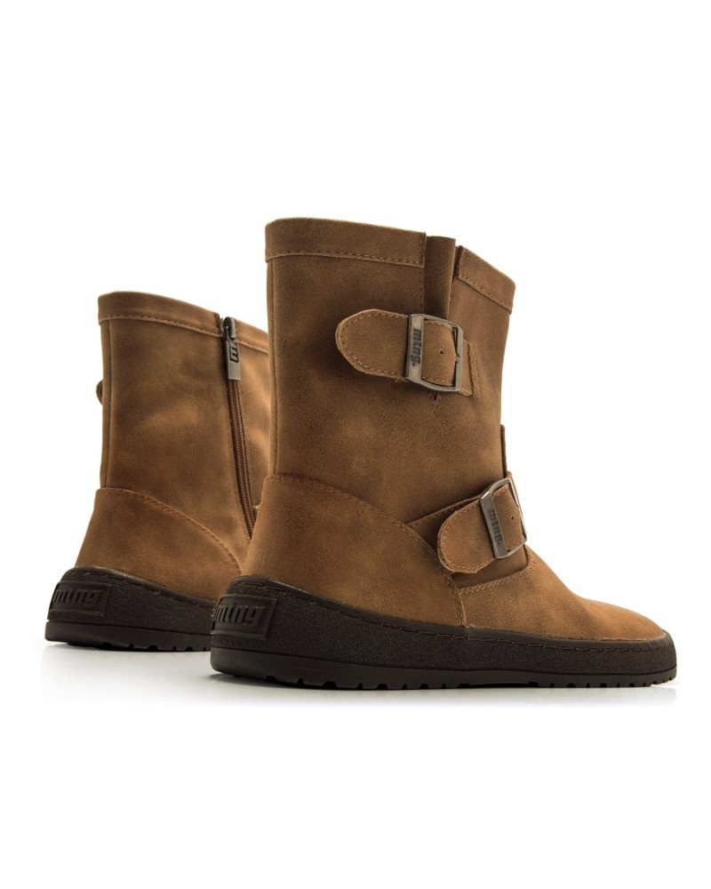 BOTÍN RESPETUOSO TAUPE MUSTANG 55296