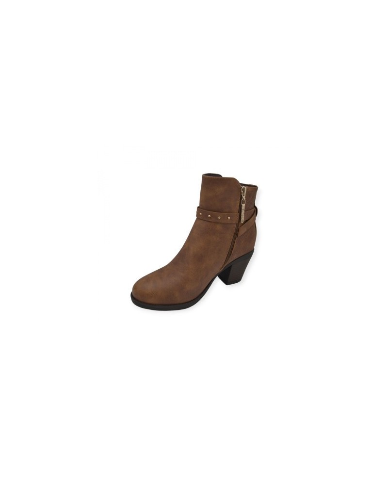 BOTIN TACON CUERO CHICA 10 21508