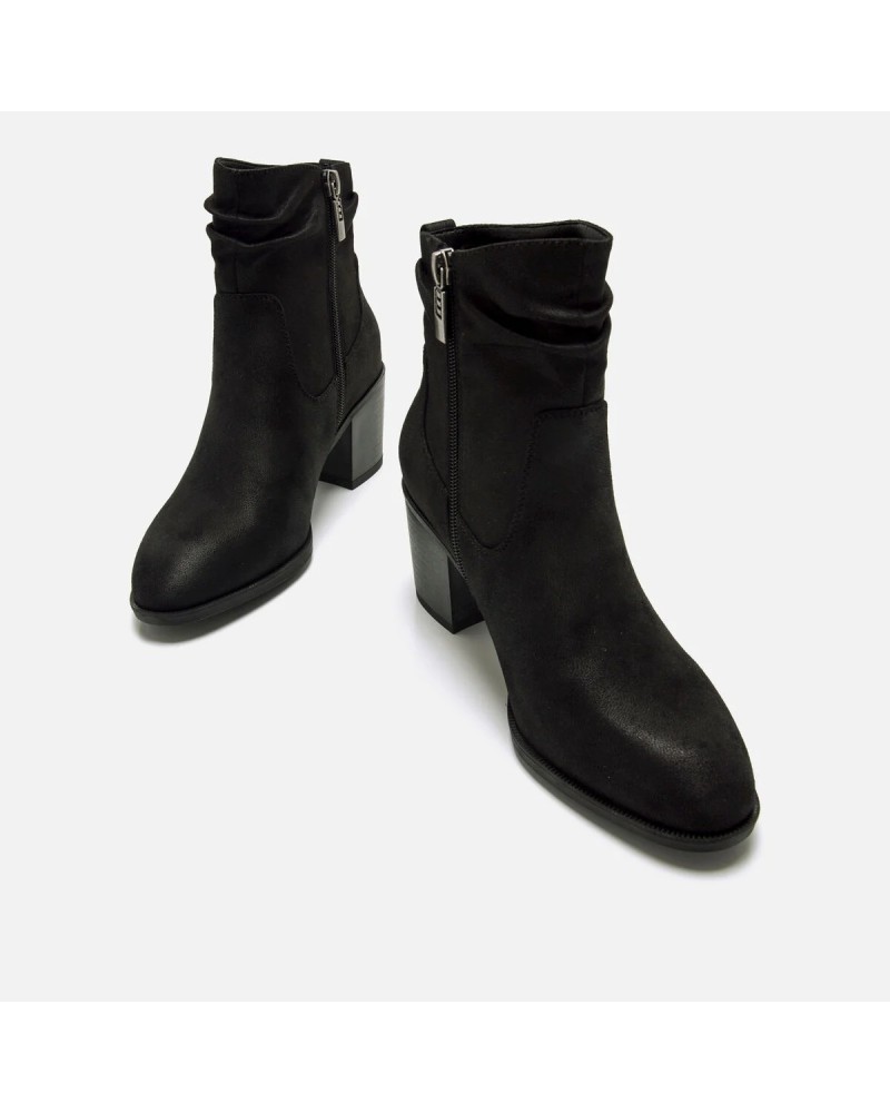 BOTÍN MUSTANG NEGRO TACON 59501