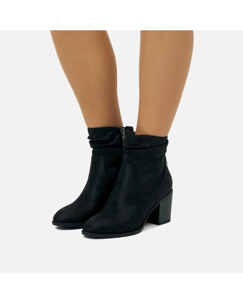 BOTÍN MUSTANG NEGRO TACON 59501