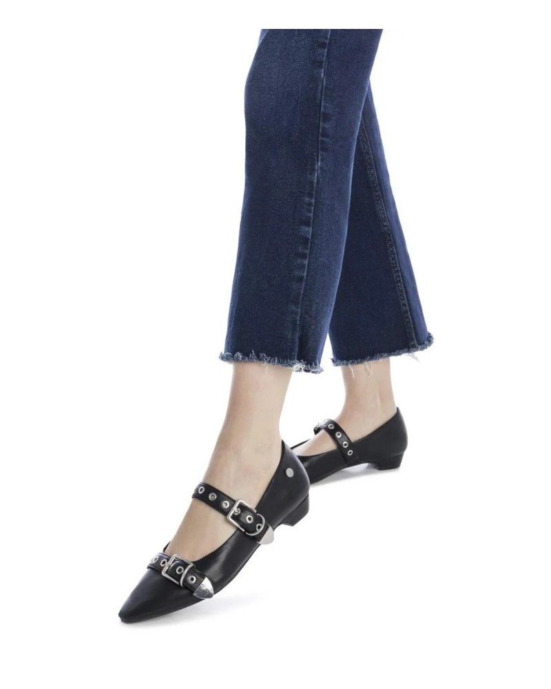 ZAPATO XTI HEBILLAS  NEGRO 144266