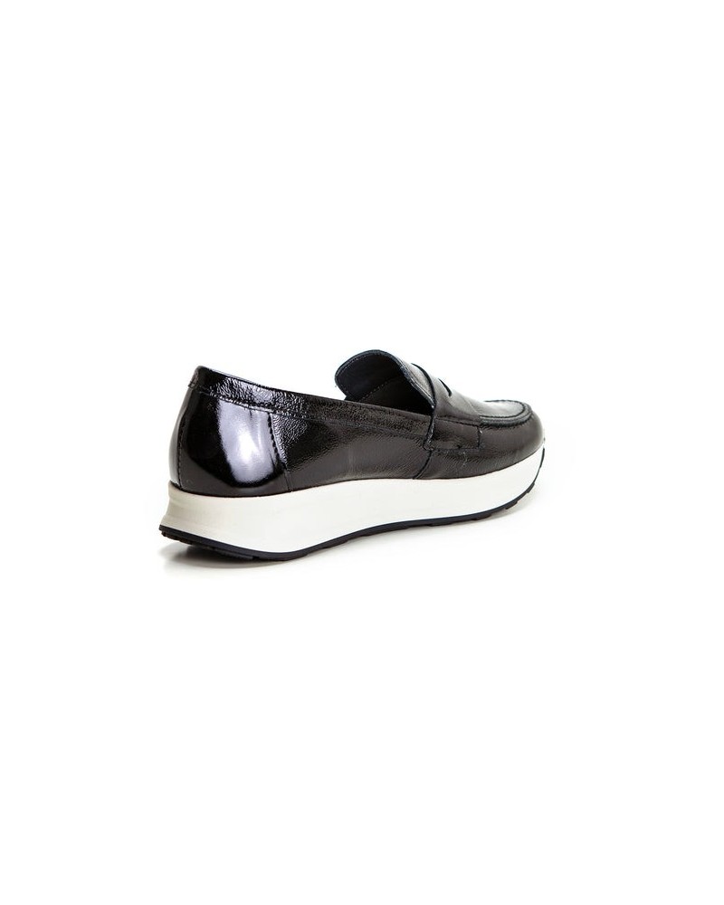 MOCASIN PIEL  NEGRO PITILLOS 10200