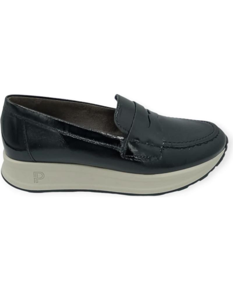 MOCASIN PIEL  NEGRO PITILLOS 10200