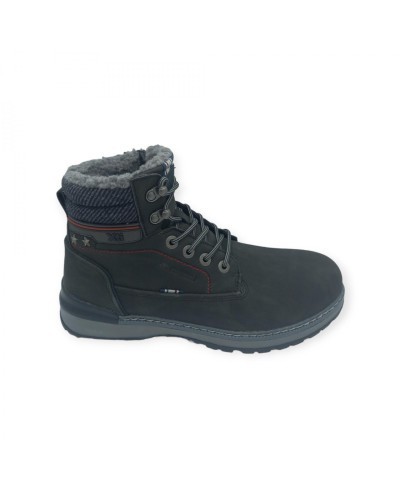 BOTA  NEGRA BORREGUILLO HOMBRE XTI