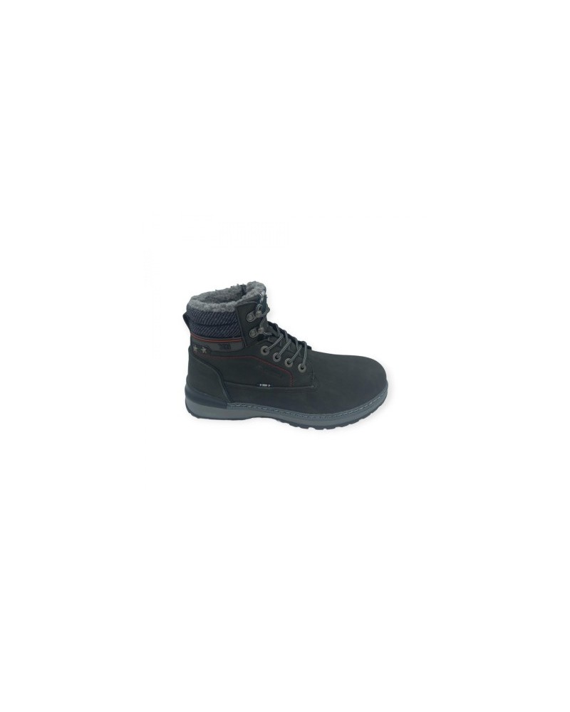 BOTA  NEGRA BORREGUILLO HOMBRE XTI